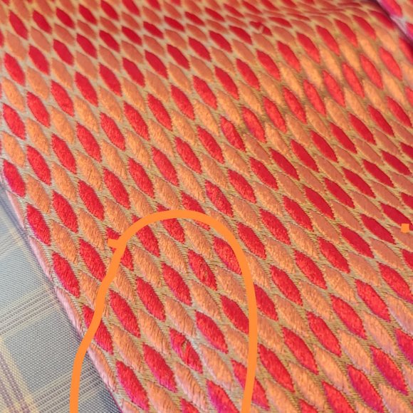 Excellent Used Condition Men's Bachrach Italian Silk Necktie - Picture 7 of 7